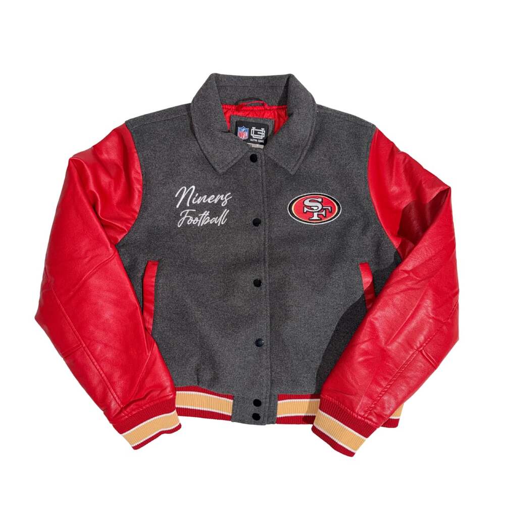 Women’s XL NFL San Francisco 49ers Wool and Leather Varsity Jacket